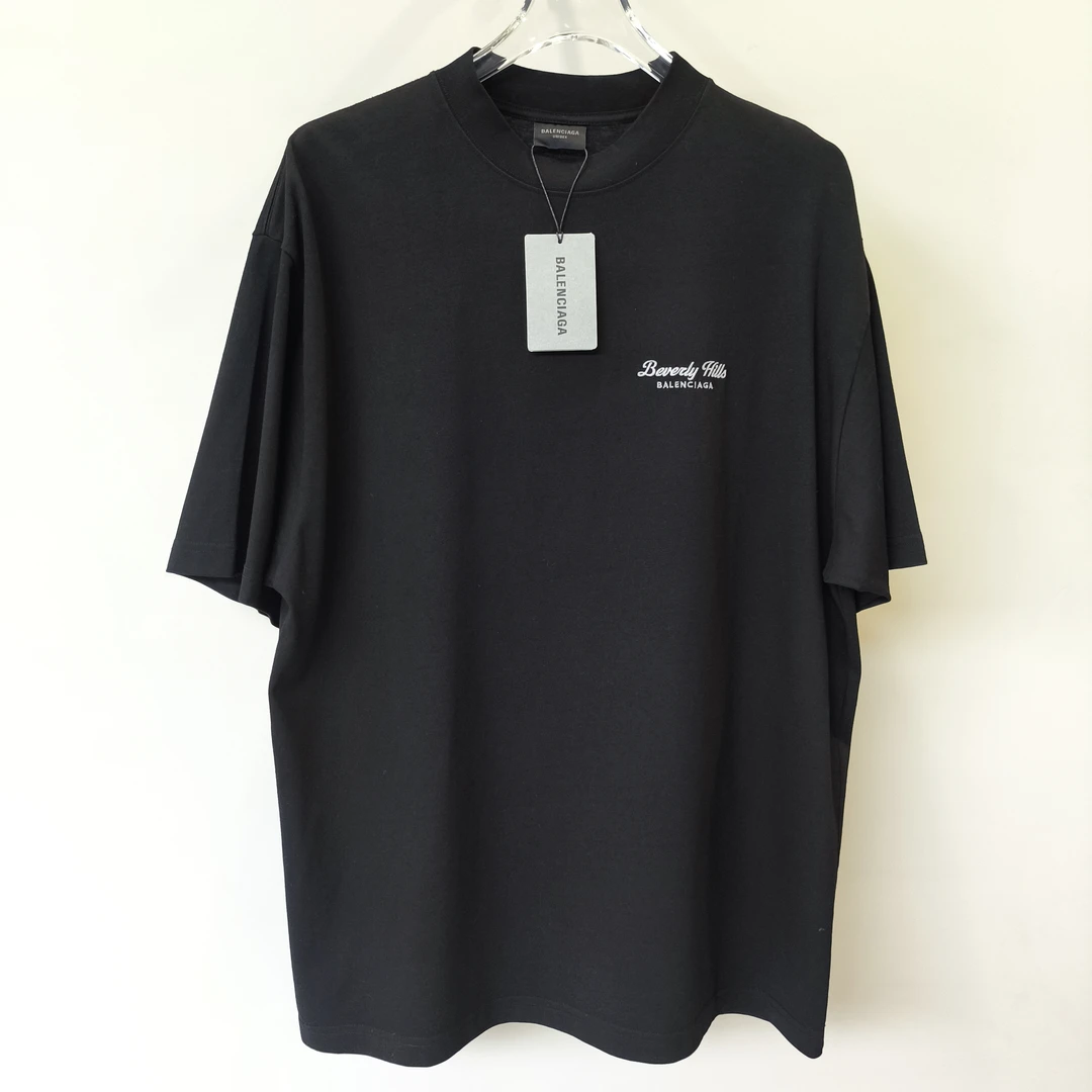 未使用 Balenciaga/巴黎世家 纯色圆领短袖 M码 BB10115