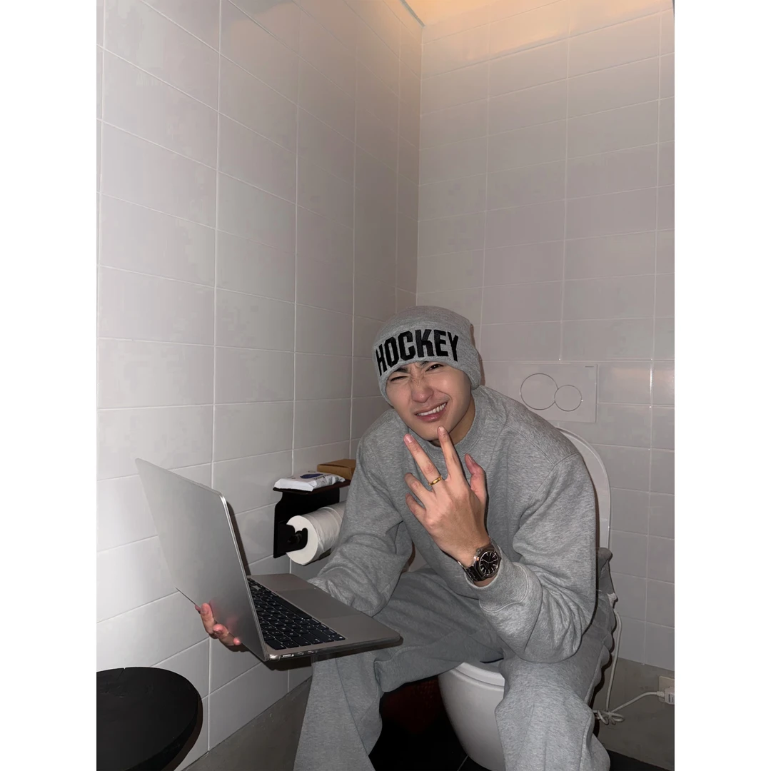 【预售】SANBAI 叁佰【懒人卫衣】宽松圆领隐形垫肩显瘦百搭休闲上衣