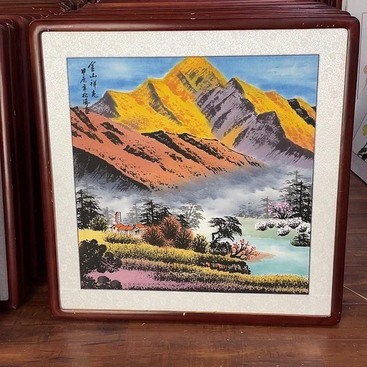 国画带框尺寸63*63厘米