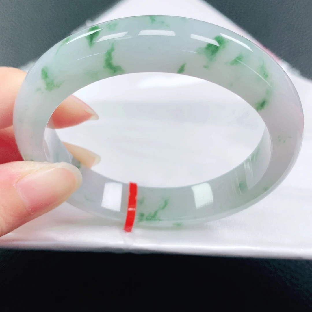 未镶嵌手镯翡翠56圈