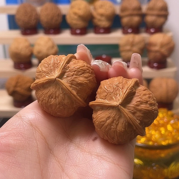 吊坠文玩核桃35柿饼8