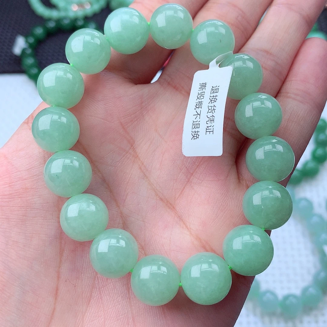 翡翠未镶嵌毛衣链