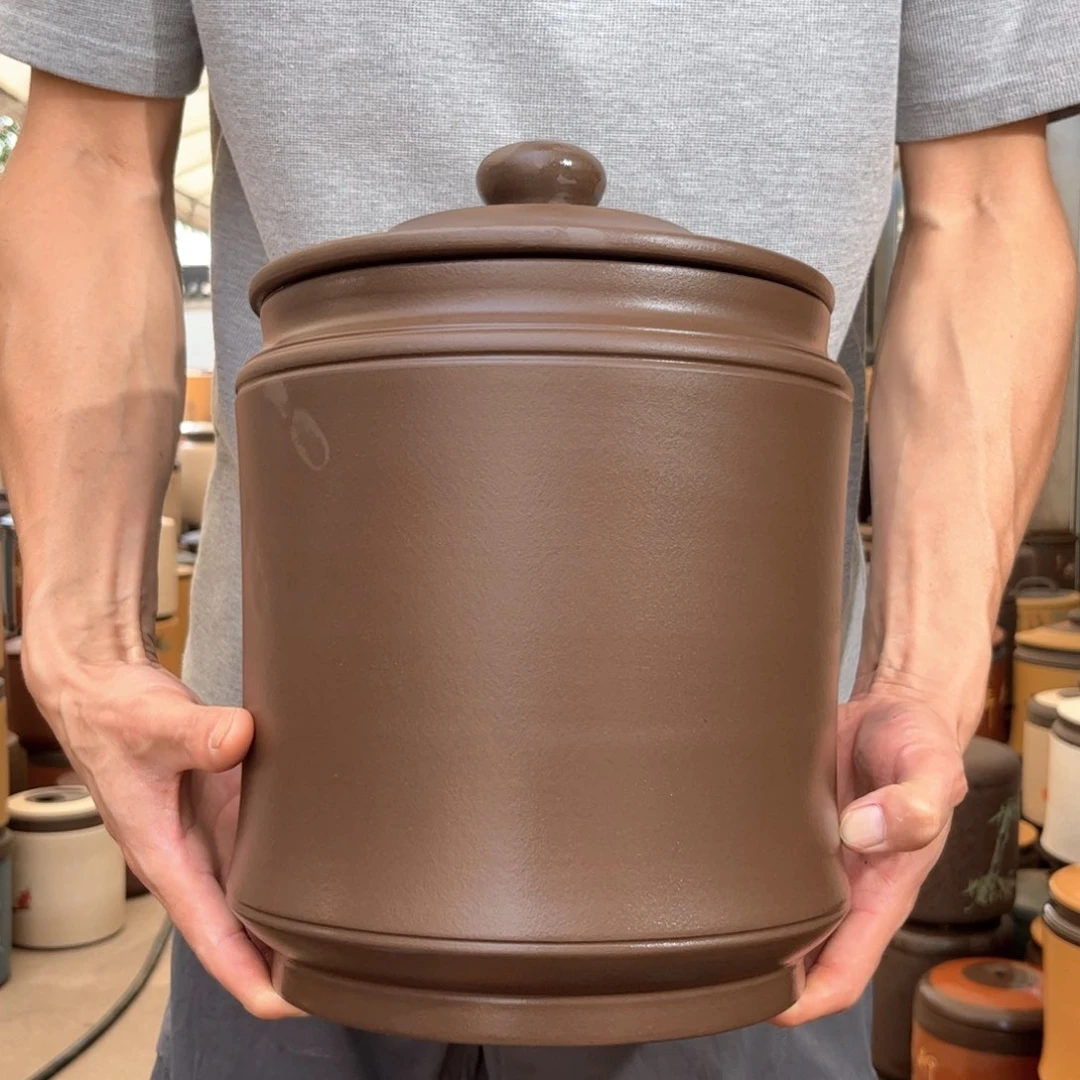 紫砂茶叶罐8 饼茶叶罐