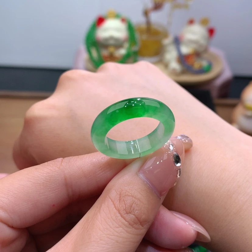 【闪购商品】未镶嵌戒指翡翠17-18号