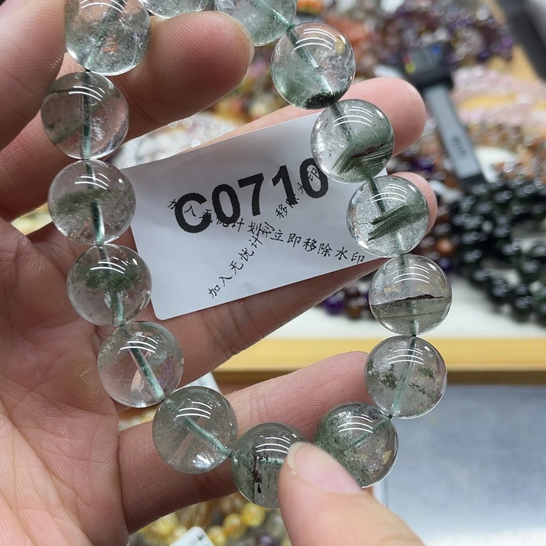 水晶手串未镶嵌天然