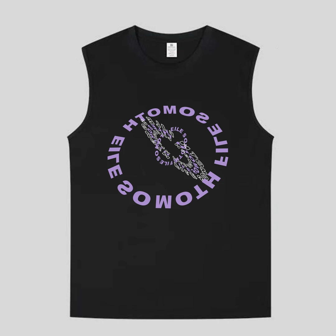 【7A抗菌】夏季新款面料无袖T恤背心休闲百搭男女同款9785