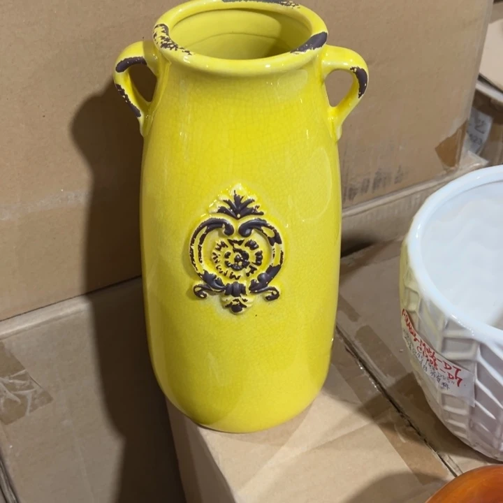 瓷花瓶摆件外贸出口（微瑕）