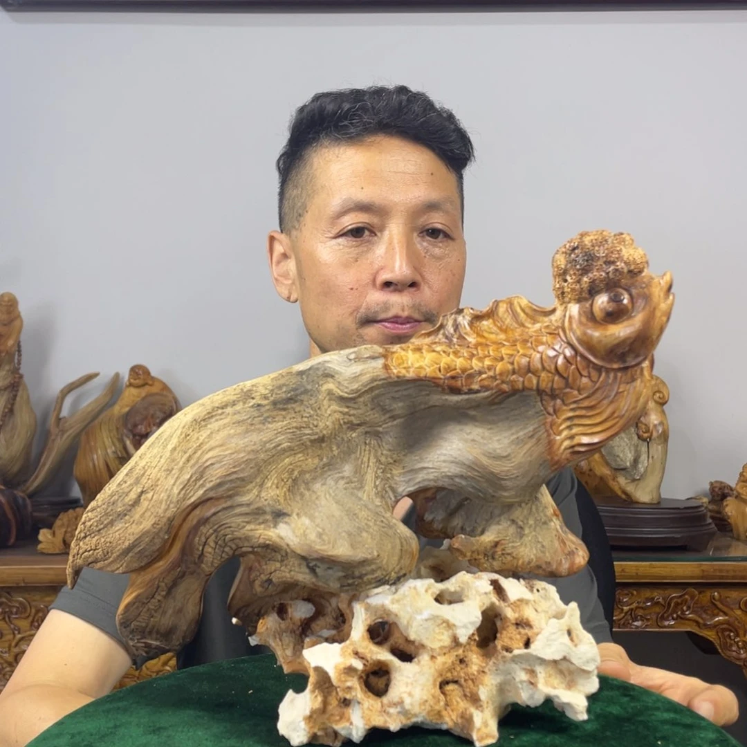 丰***哥柏木（崖柏）崖柏鱼
