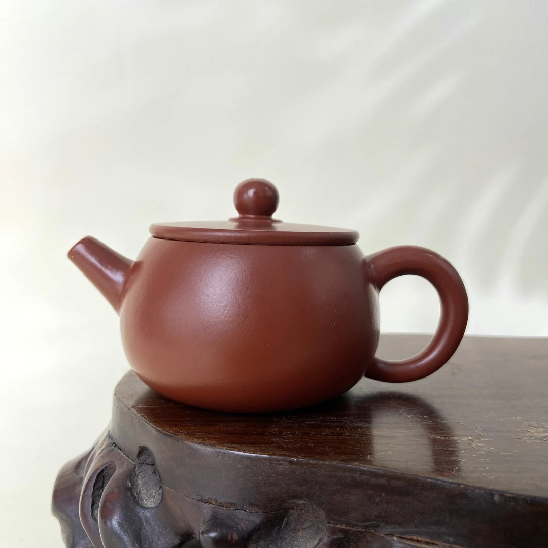 宜兴手工紫砂陶 （王小平）120cc茶壶GS4211-21