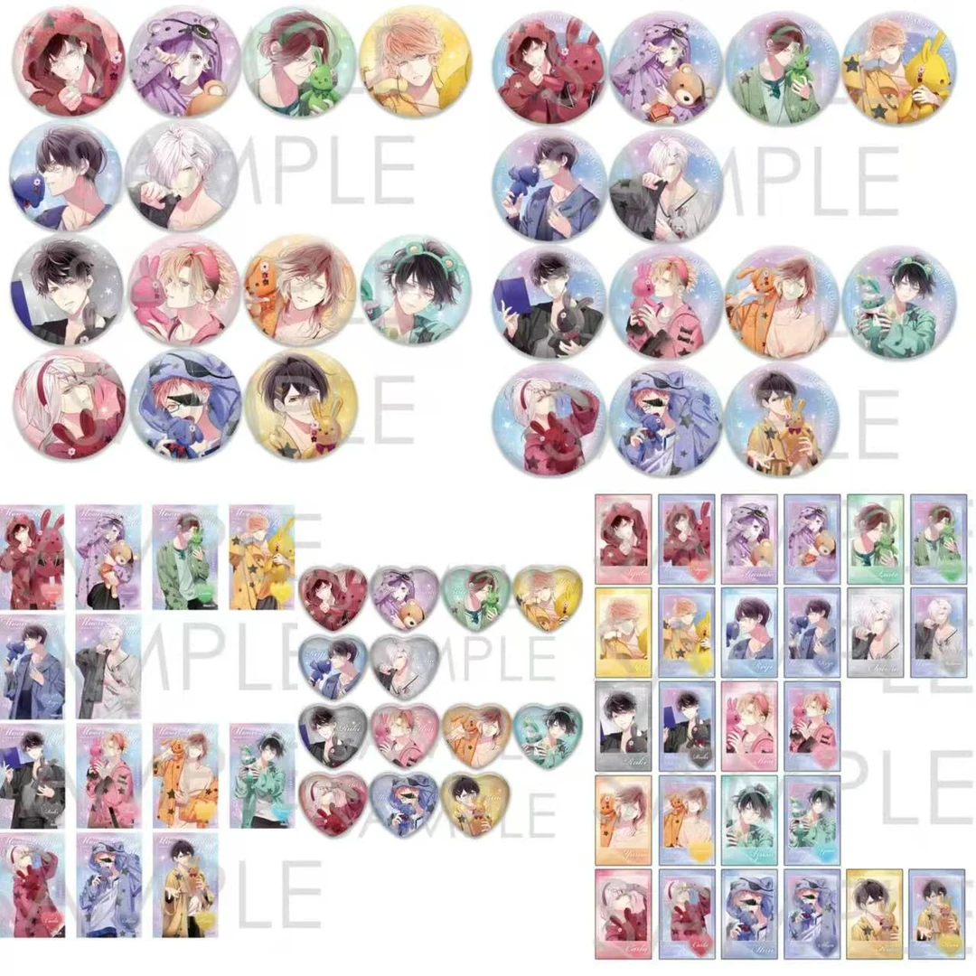 【DL】魔鬼恋人月兔沐夜闪普大吧唧/心形徽章/拍立得/透卡 盲盒代拆