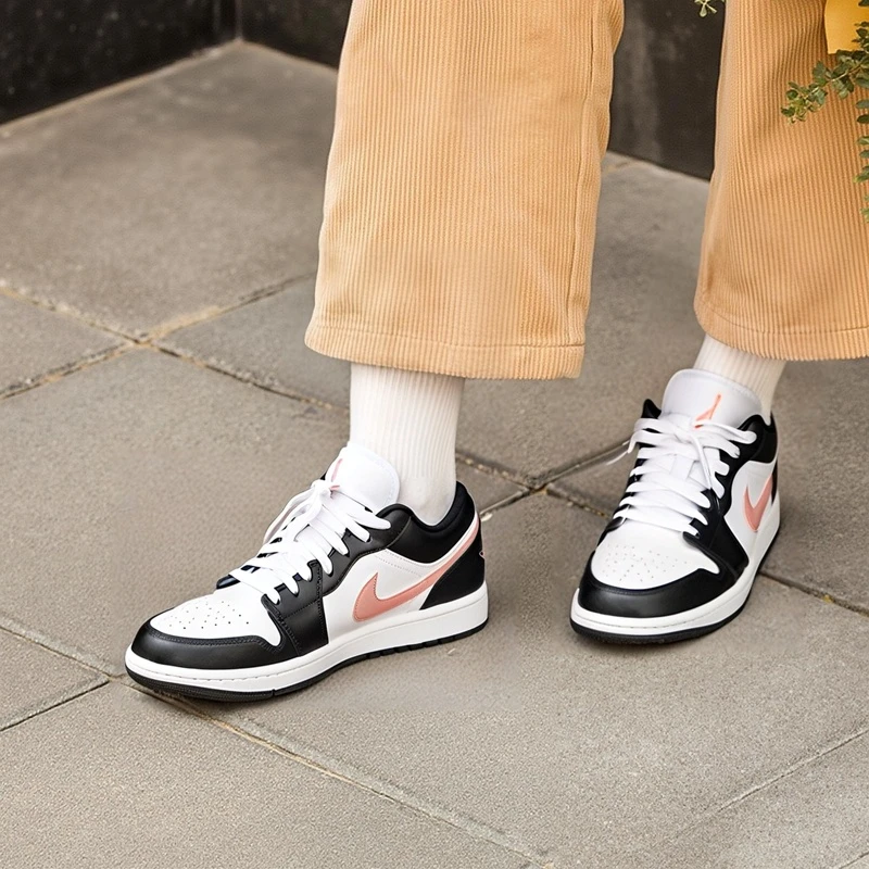 Nike耐克篮球板鞋男鞋新款AIR JORDAN 1缓震低帮运动休闲鞋553558