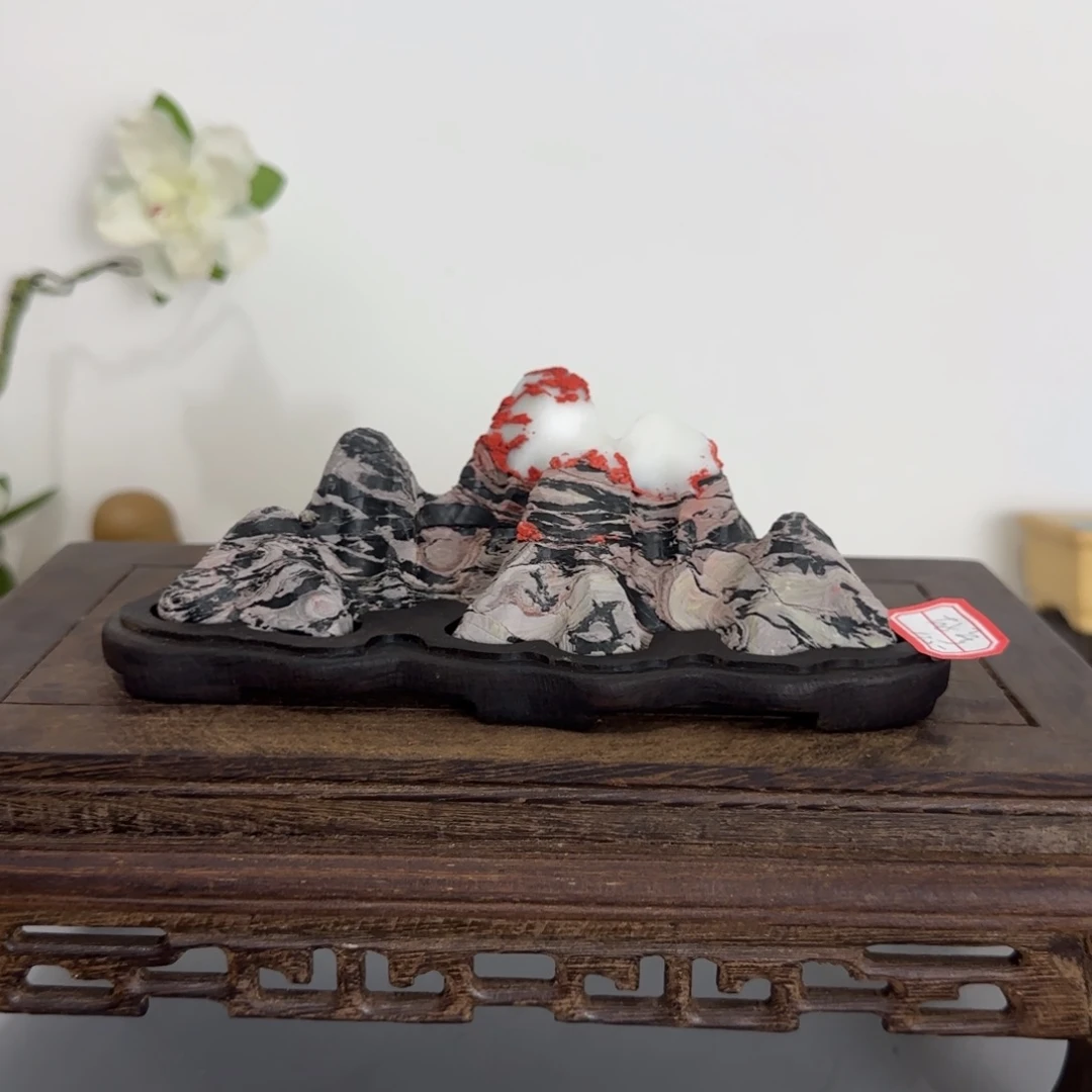 好***水灵璧奇石白灵玉石