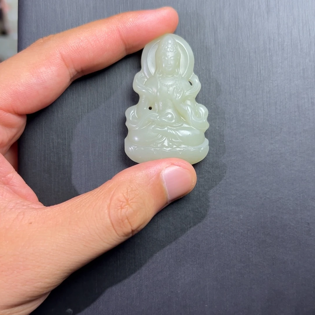 和田玉（青白玉）未镶嵌颈饰