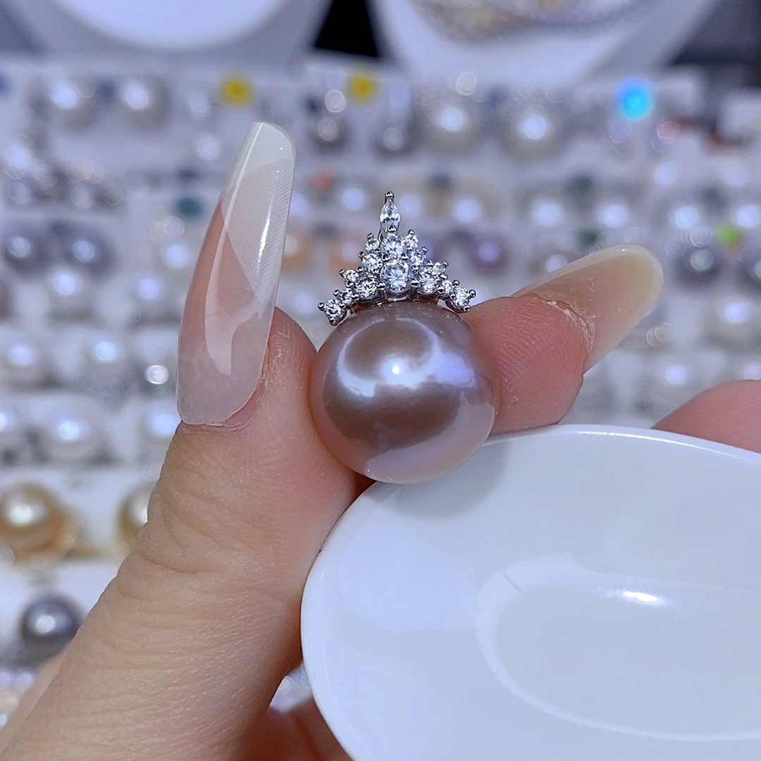 合金颈饰淡水珍珠15