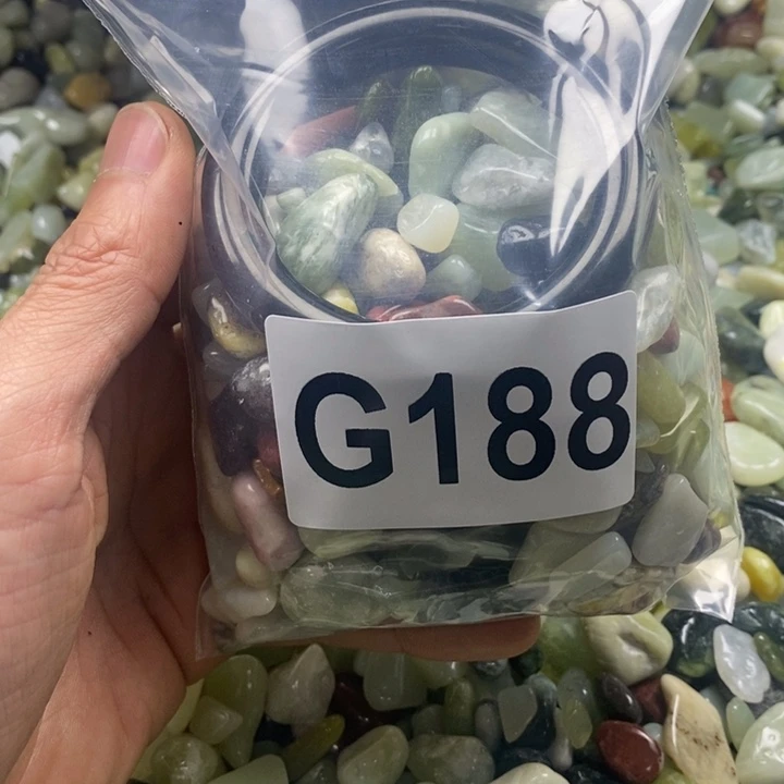 蛇纹石玉鱼缸石未镶嵌