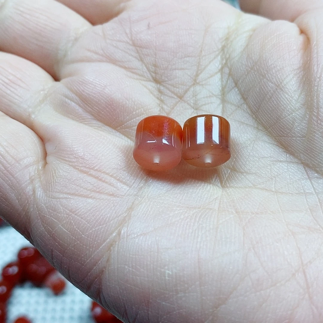 南红玛瑙未镶嵌单珠卡9
