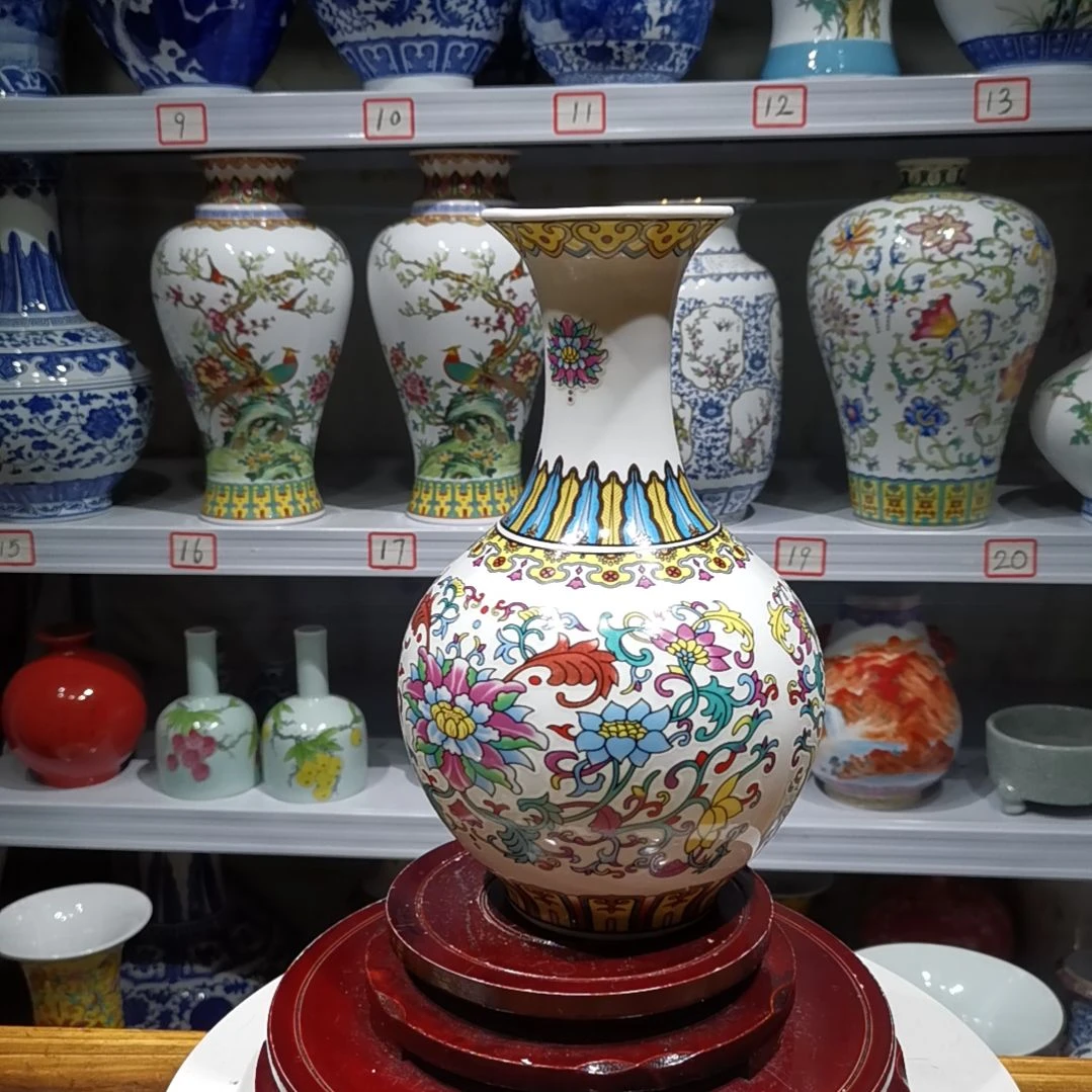 瓶景德镇陶瓷花瓶摆件