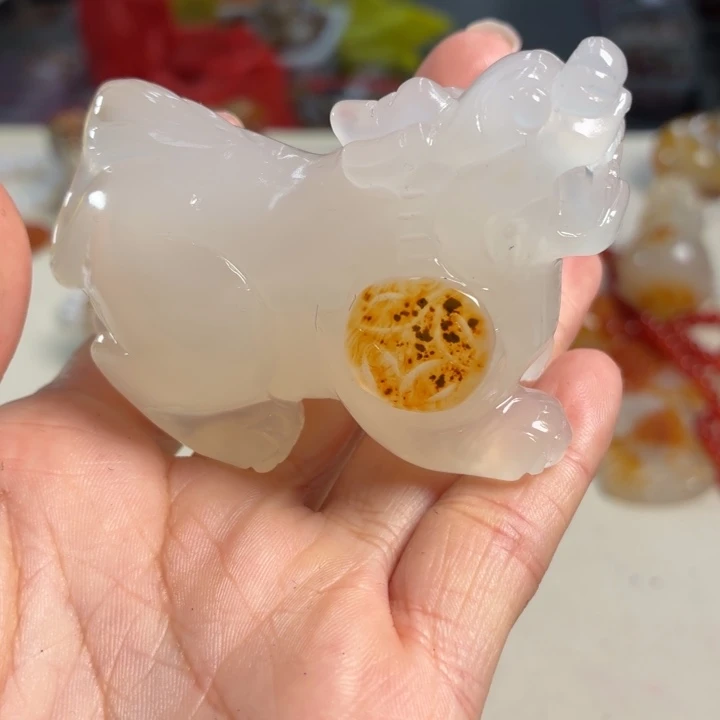 玛瑙/玉髓未镶嵌吊坠(不含链)