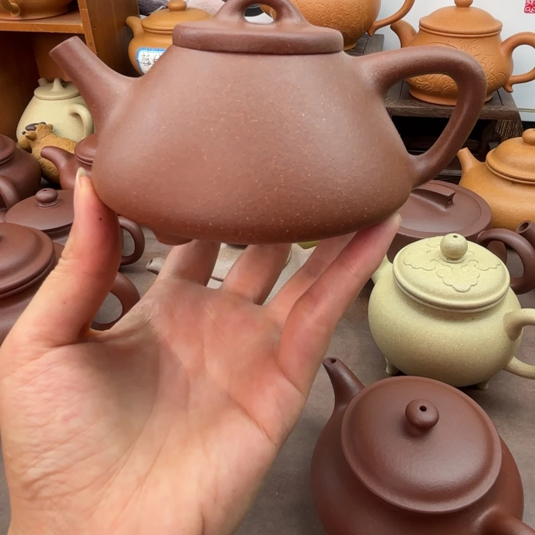 茶壶紫砂青段   子冶石瓢  230大下