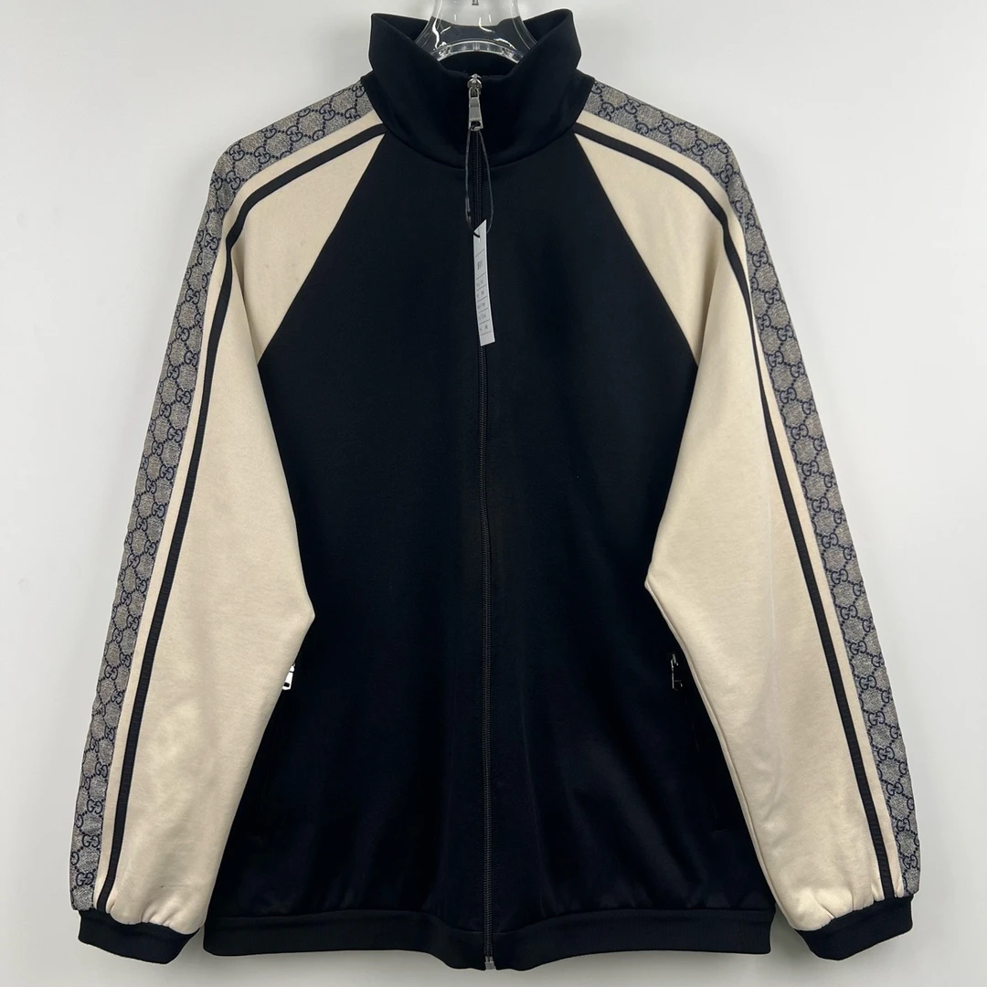 99新 GUCCI/古驰 蛇纹校服夹克外套/尺码M/编号7306