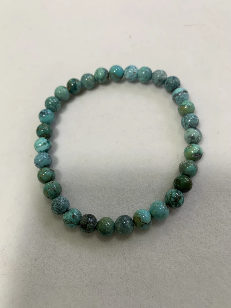 天然原矿绿松石单圈