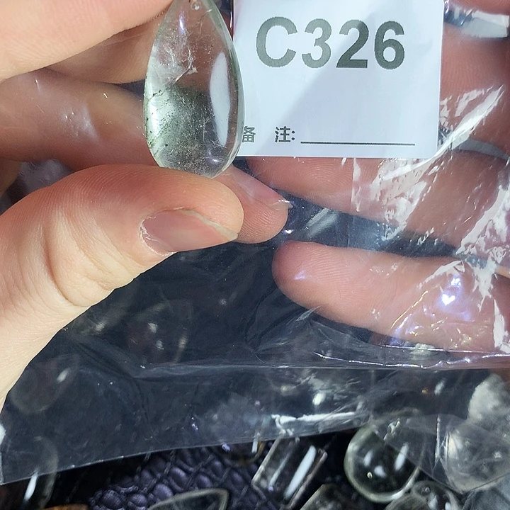 水晶珠宝半成品未镶嵌天然水晶C326