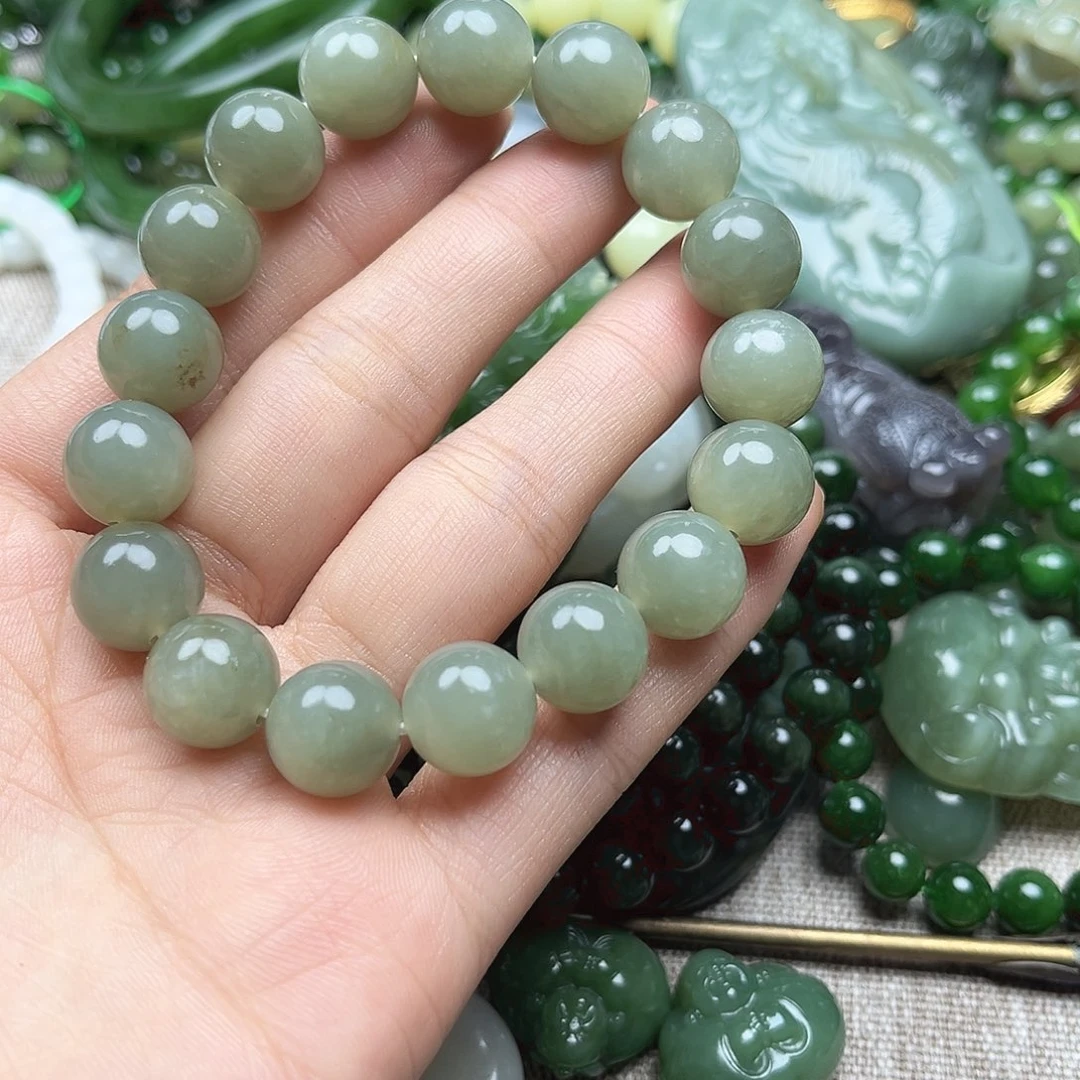 和田玉未镶嵌手串