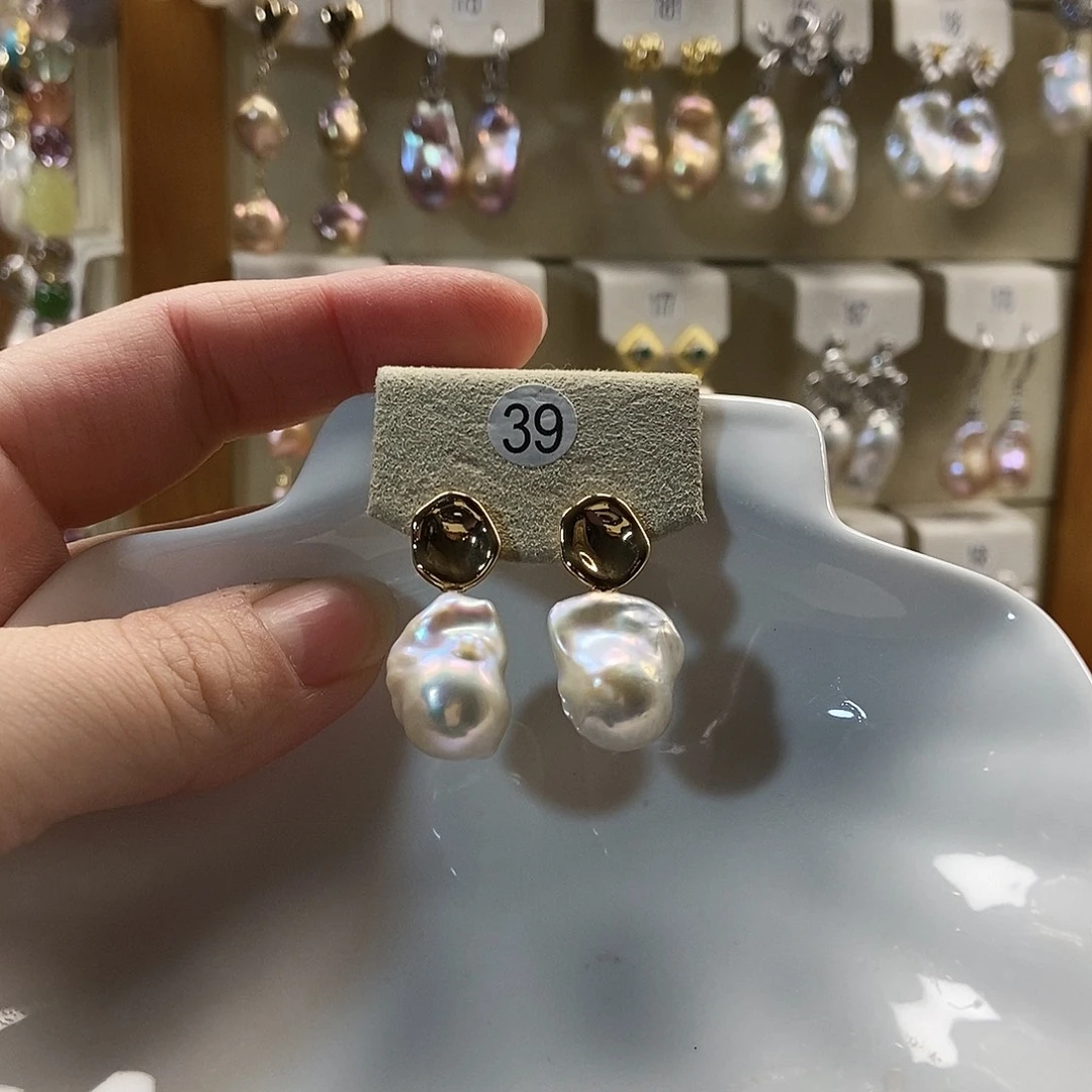 淡水珍珠颈饰合金特价耳饰39号