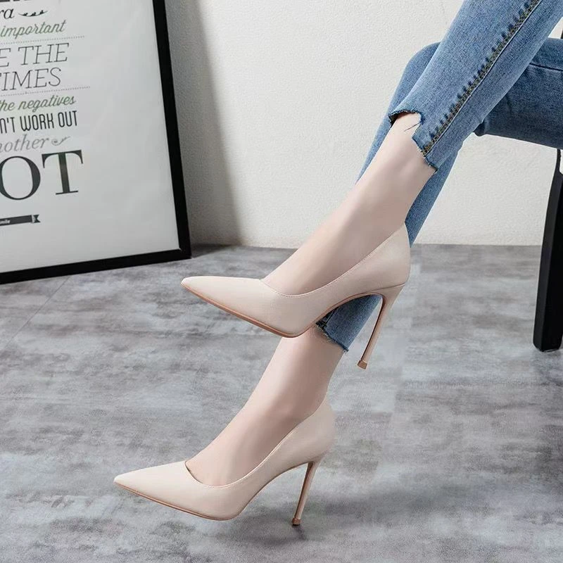单鞋女2025春秋新款高跟鞋2618-10