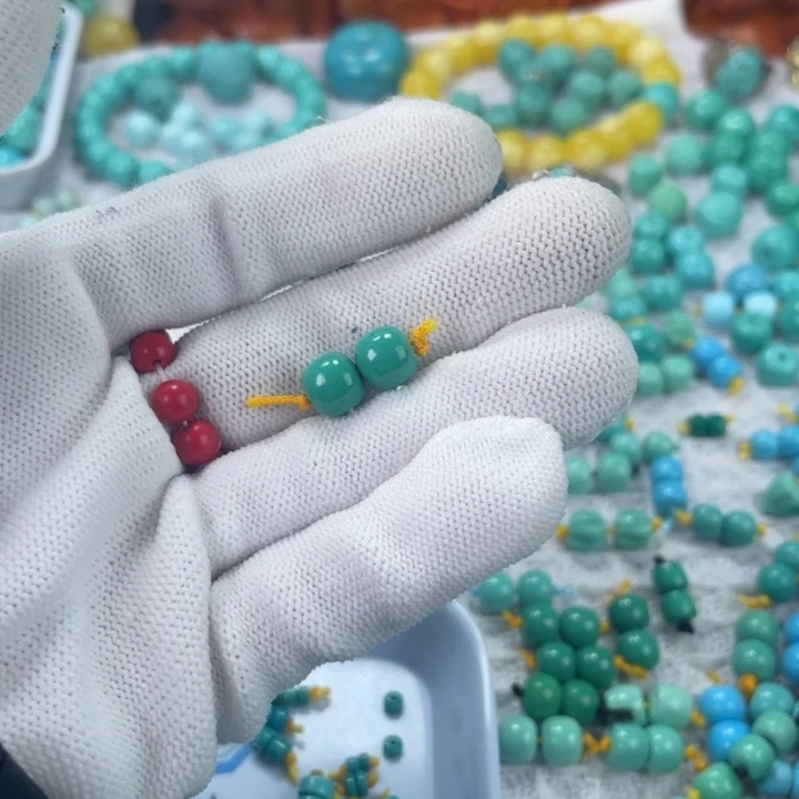 南红玛瑙未镶嵌手链绿松石