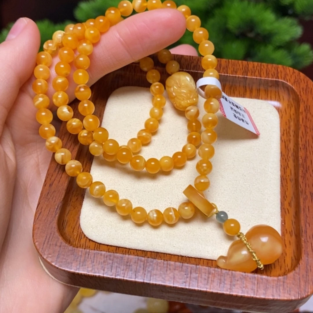 【闪购商品】手链蜜蜡未镶嵌手串