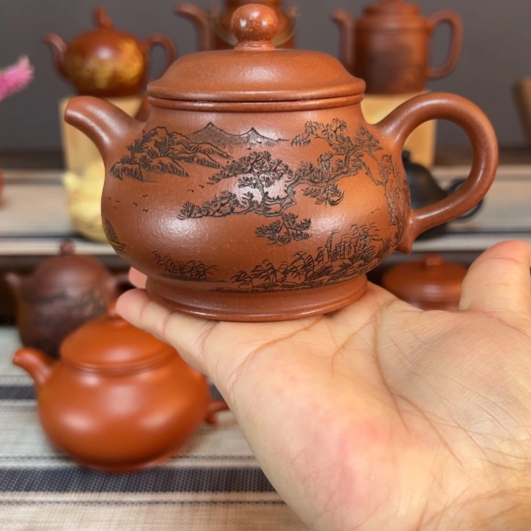茶壶紫砂于*冬潘壶底槽清