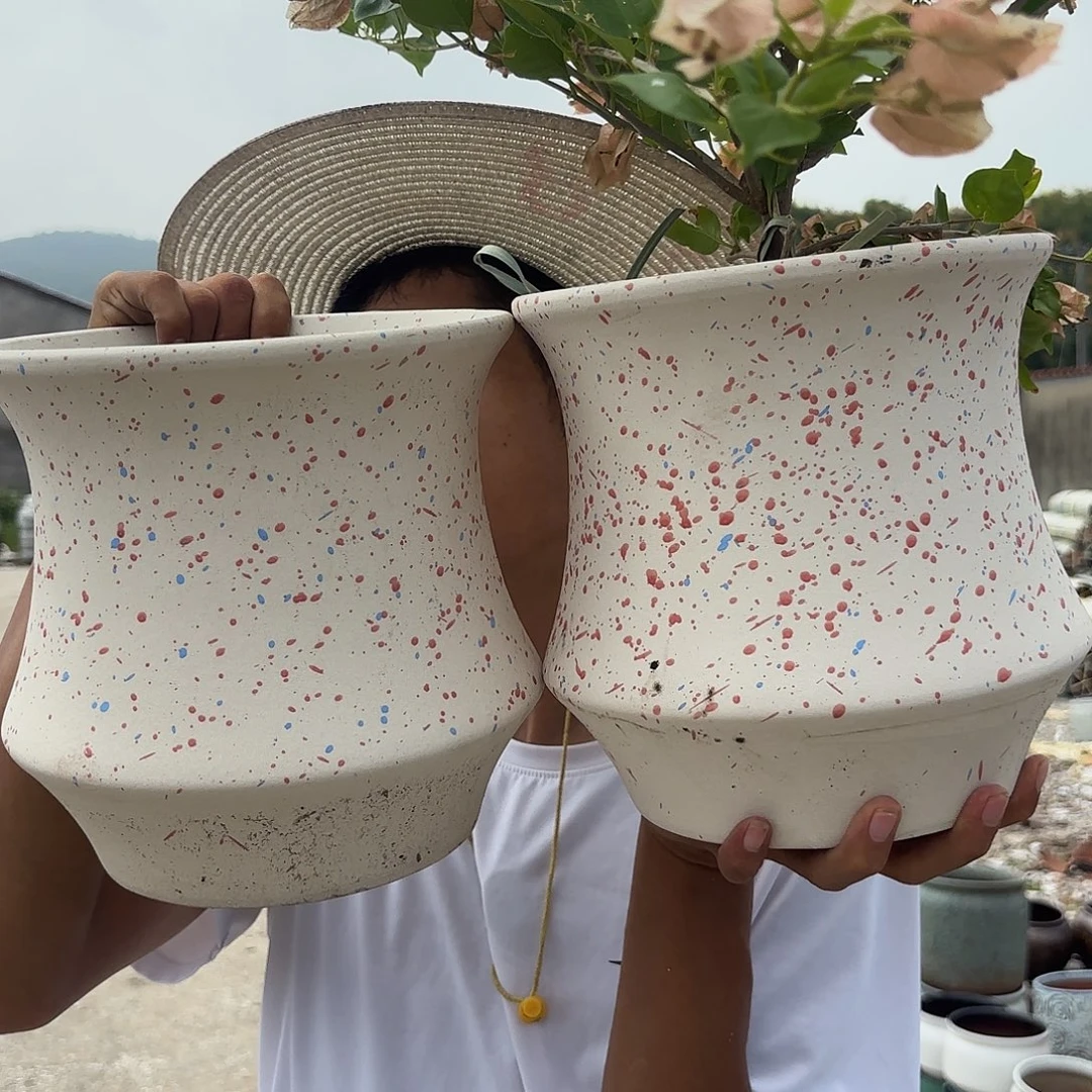 粉白3小蛮腰两个口径20高度20
