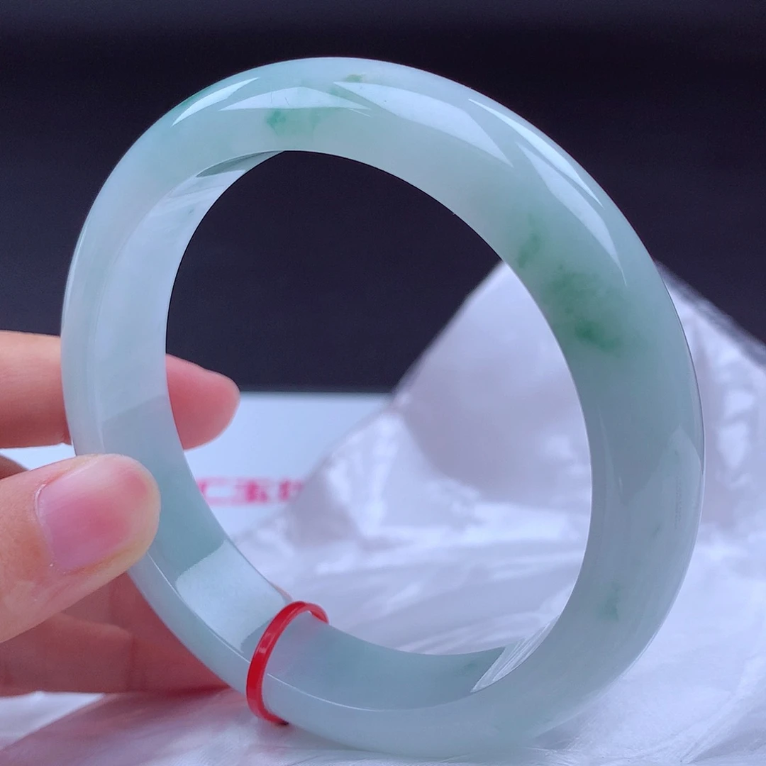 翡翠未镶嵌手镯手镯001357