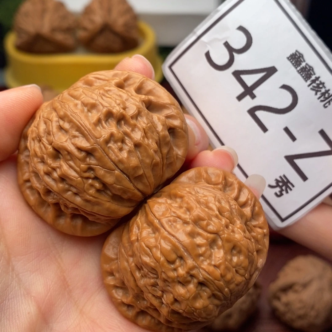 文玩核桃把件铁锤43……