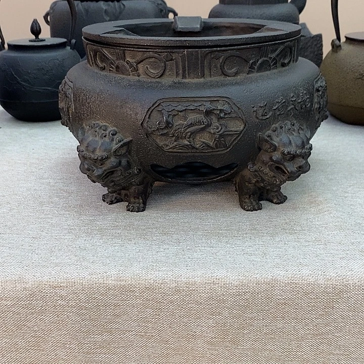 五兽碳炉铸铁纯手工