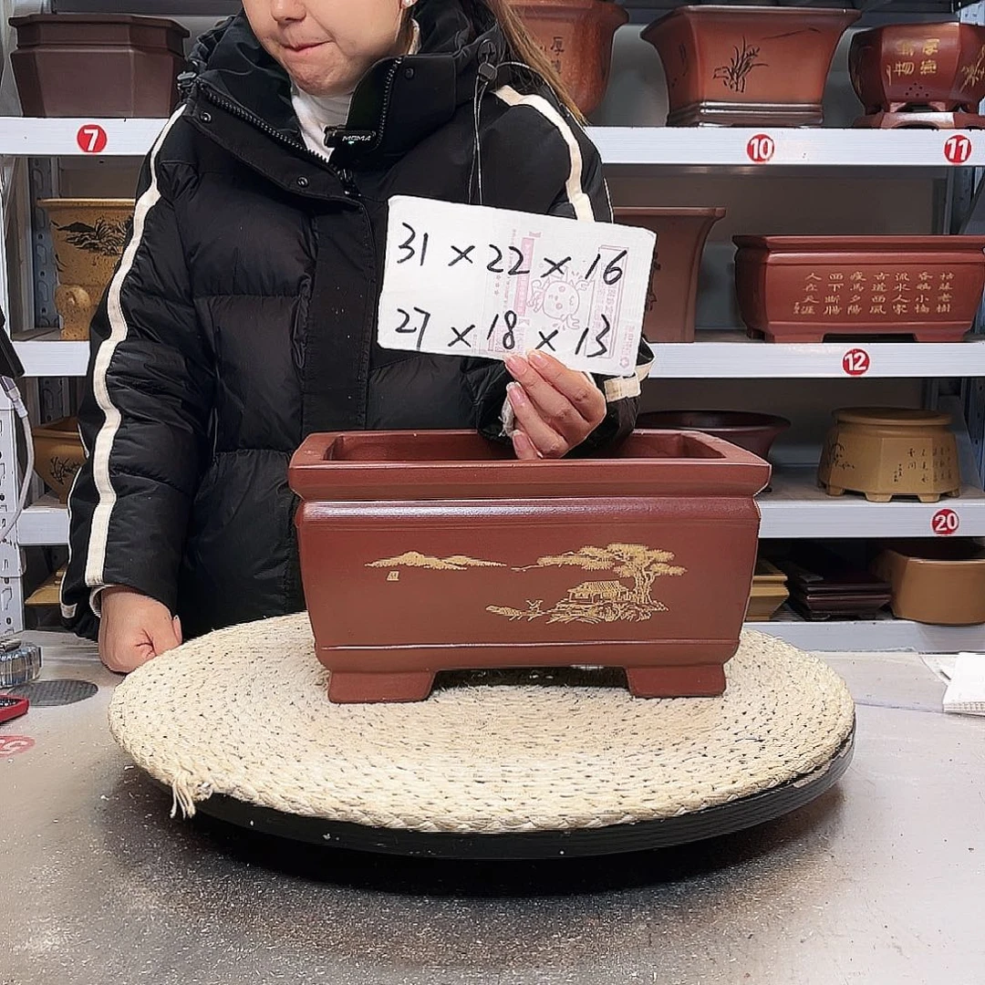 紫砂花盆紫砂花盆