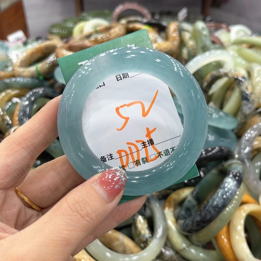 未镶嵌蛇纹石玉手镯手镯