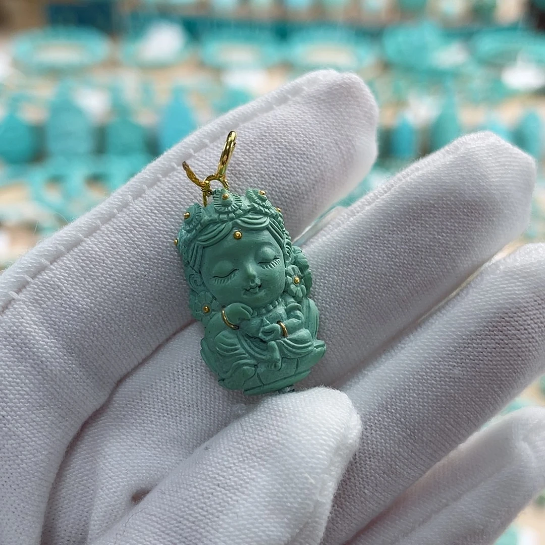 绿松石珠宝奇石未镶嵌