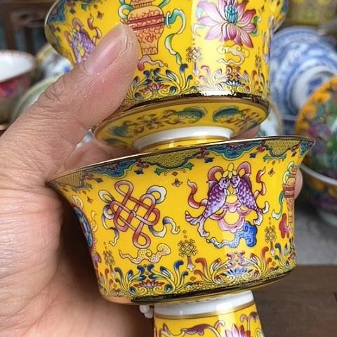 景德镇陶瓷藏式茶碗