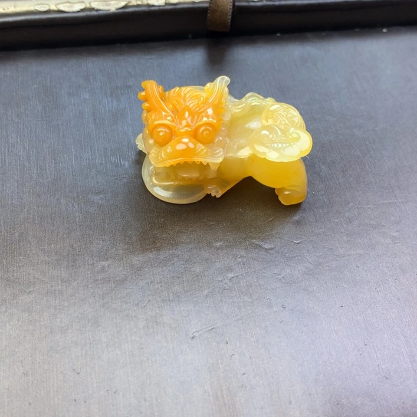 【闪购商品】石英质玉（黄龙玉）未镶嵌颈饰浪**客