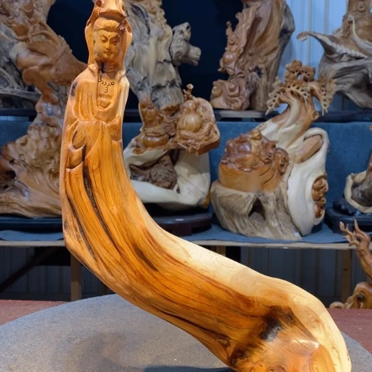 柏木（崖柏）根雕摆件