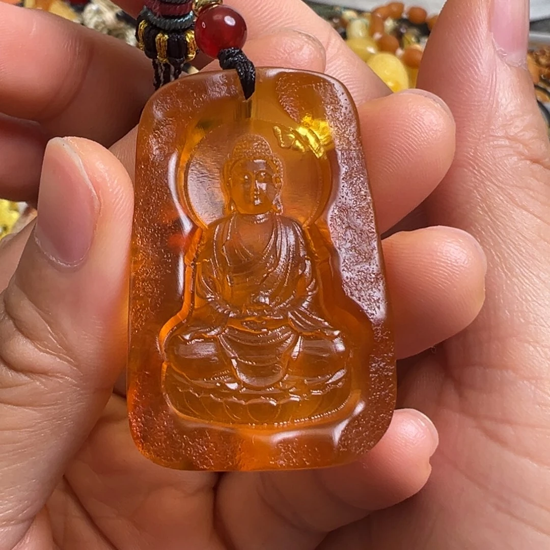 未镶嵌琥珀裸石微瑕