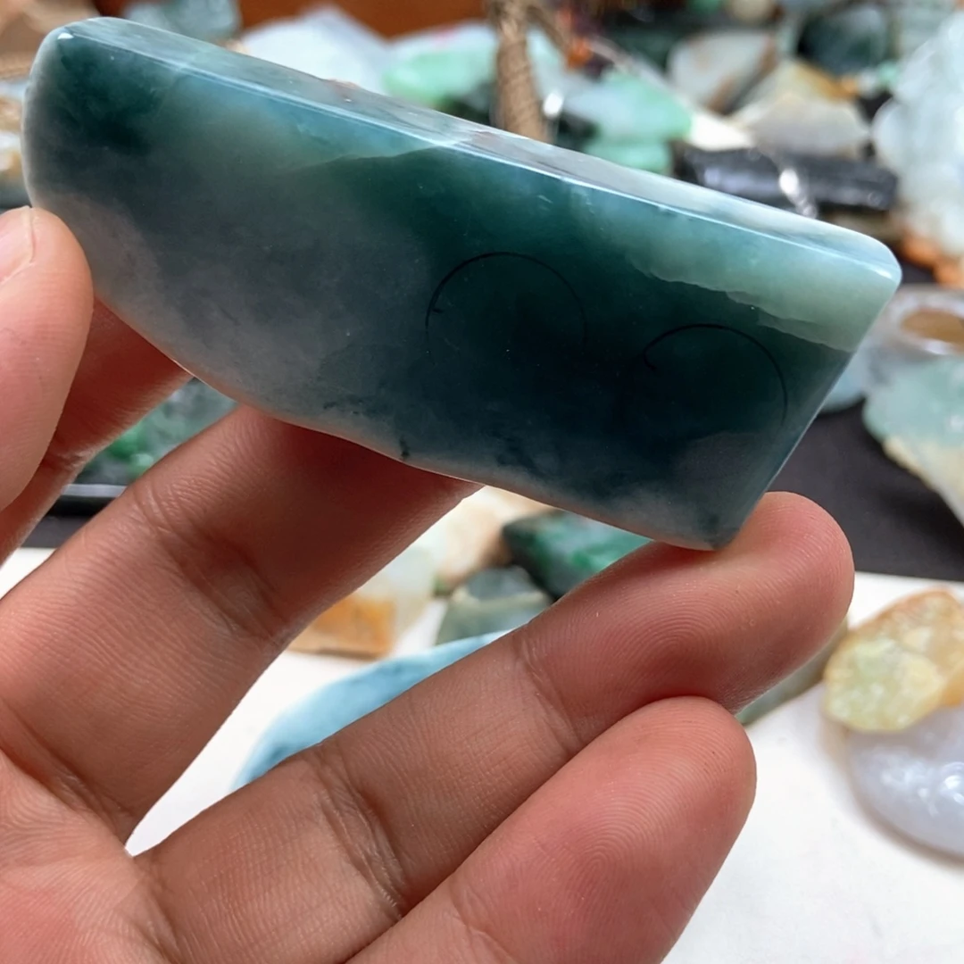 简***2定制翡翠未镶嵌珠子