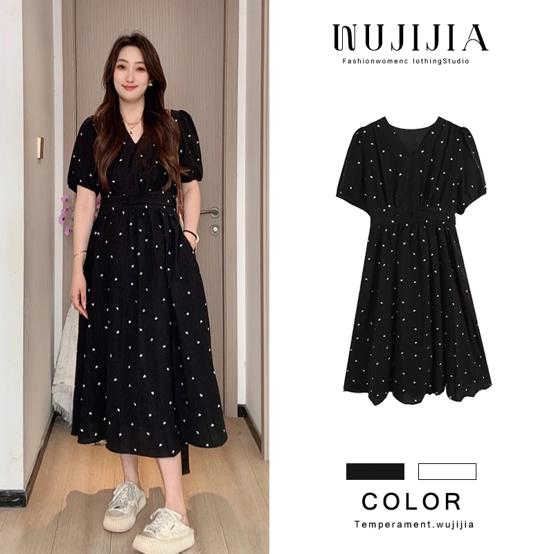 【浪漫情调】黄色/黑色连衣裙夏装ZL107373