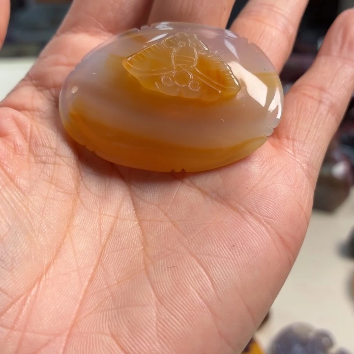 玛瑙/玉髓未镶嵌吊坠(不含链)