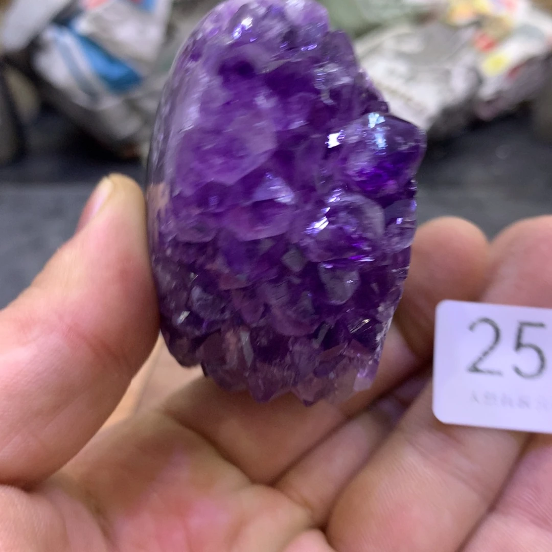 紫晶摆件未镶嵌紫晶紫晶25