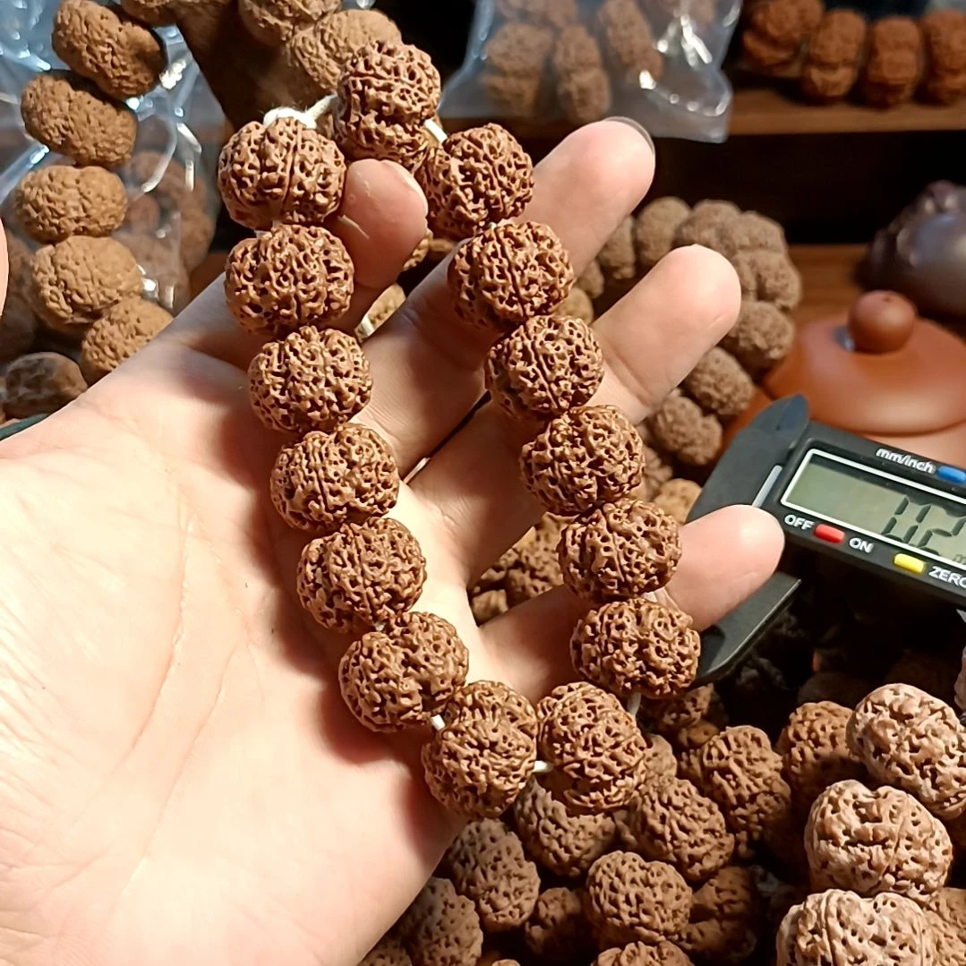 金刚菩提手串默*21顶奢蜂窝梅花定制