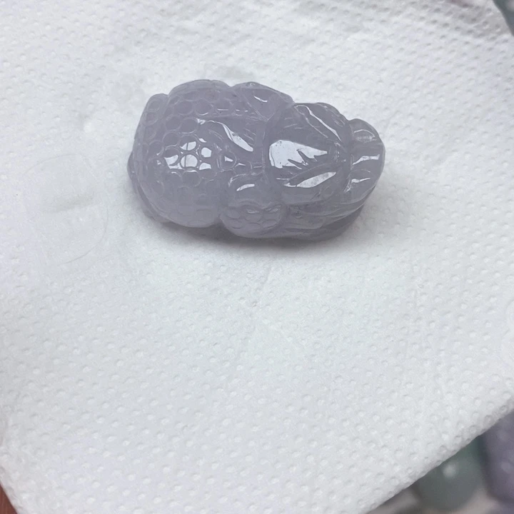 六***)翡翠未镶嵌颈饰天然缅甸翡翠