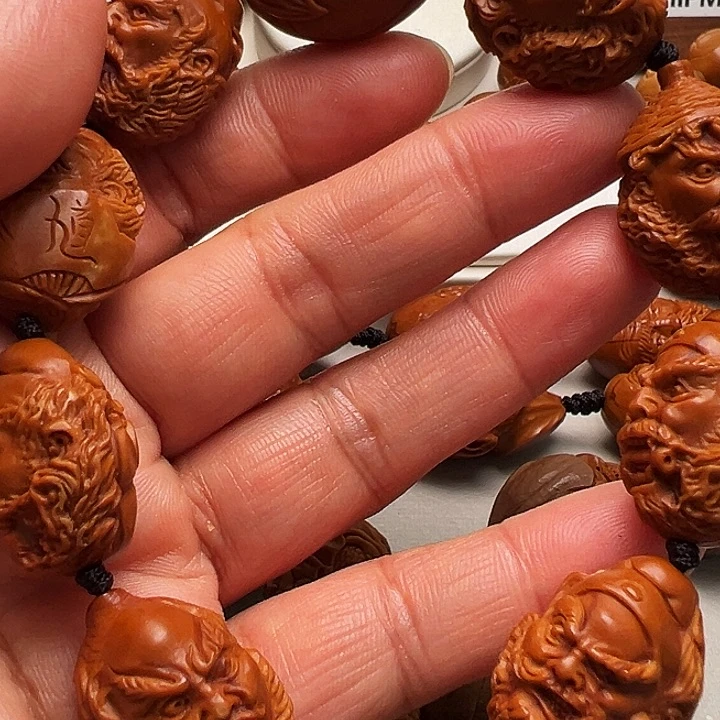 橄榄核手串/手链钟馗头